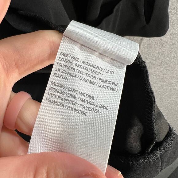 GRAVER Susan Graver LK Fusion 3/4 Sly Cutaway Hem Blazer Black Size Large - Picture 11 of 12